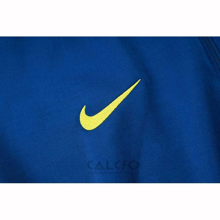 Tuta da Track di Giacca FC Barcellona Bambino 2026-2027 Blu Giallo